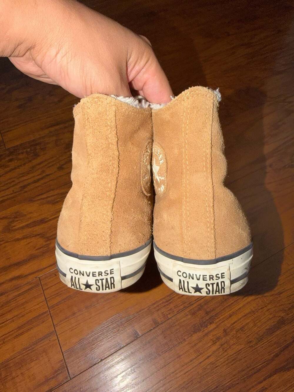 Converse Chuck Taylor All Star Cozy Suede High Top Sneakers in Brown - Picture 3 of 8
